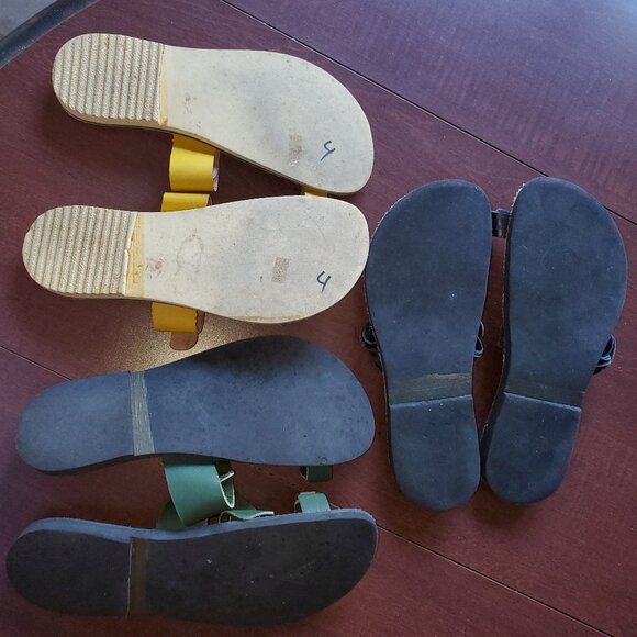 3 Pair Vintage Kino Sandals Size 7 - Picture 2 of 2